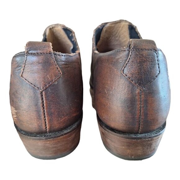 FRYE Women's Billy Shootie Western Boot Oiled Vintage Leather women's 7.5 Mexico - Picture 7 of 15